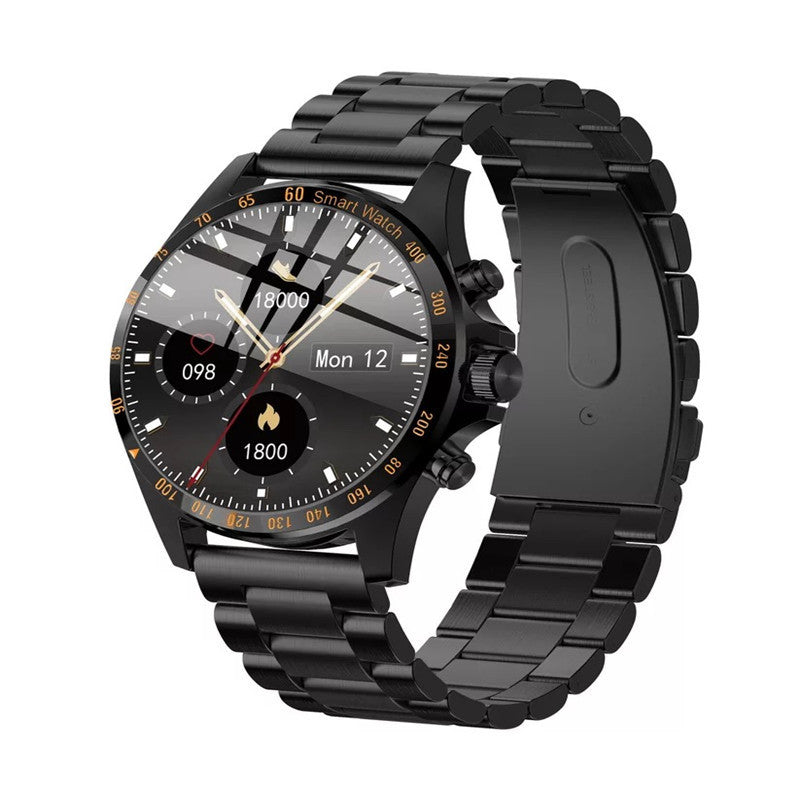 Luxury Rose Gold Smartwatch for Women – Health Tracker with Elegant Style