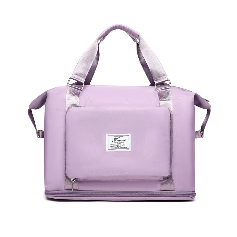 Multi-Pocket Foldable Travel Bag – Lightweight Weekender & Gym Tote for Women