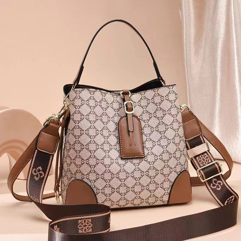 Luxury Patterned Tote – Large Capacity Handbag for Stylish Women