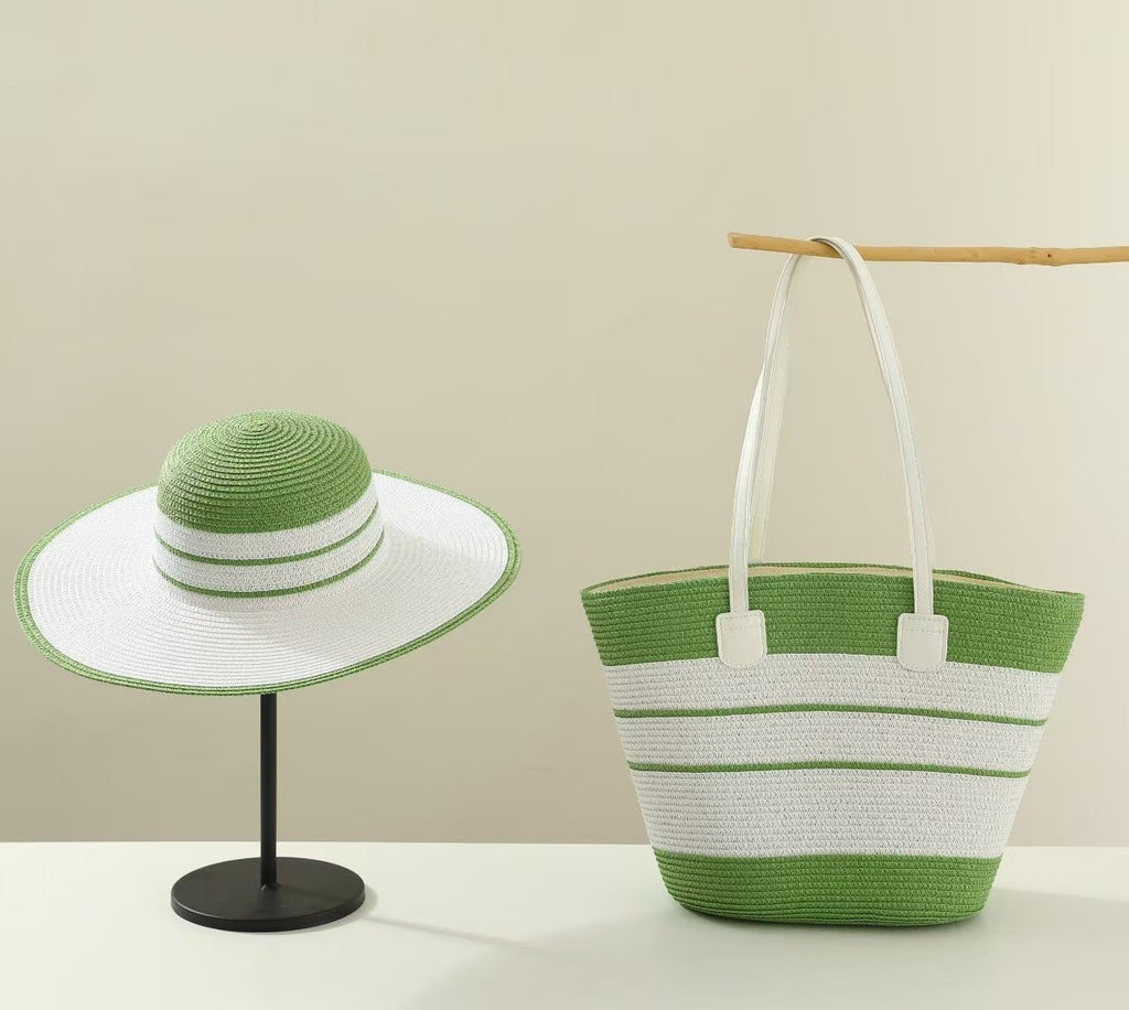 Seaside Straw Hat & Bag Set – Your Perfect Summer Holiday Essential