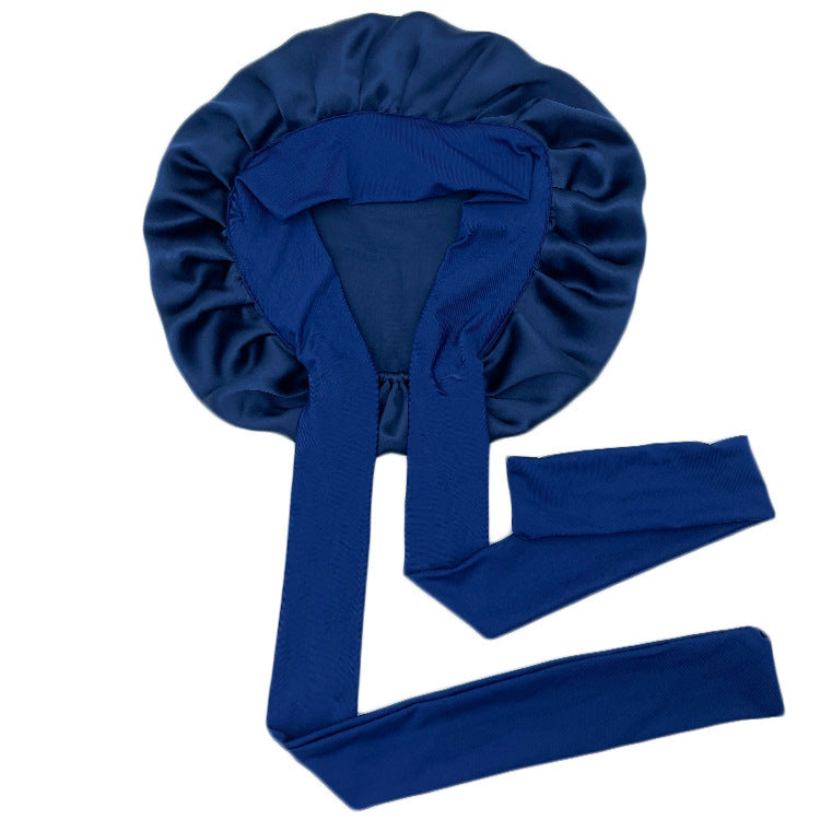 Luxury Single-Layer Satin Nightcap – Smooth, Breathable & Hair-Protective