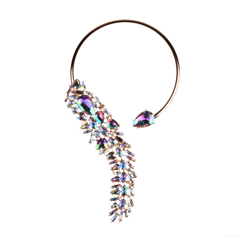 Statement Rhinestone Choker – Bold Crystal Collar for Glamorous Nights
