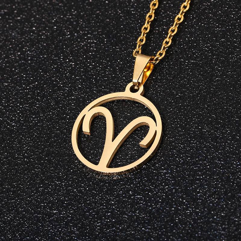 Elegant Zodiac Pendant Necklace – Personalised Star Sign Jewellery