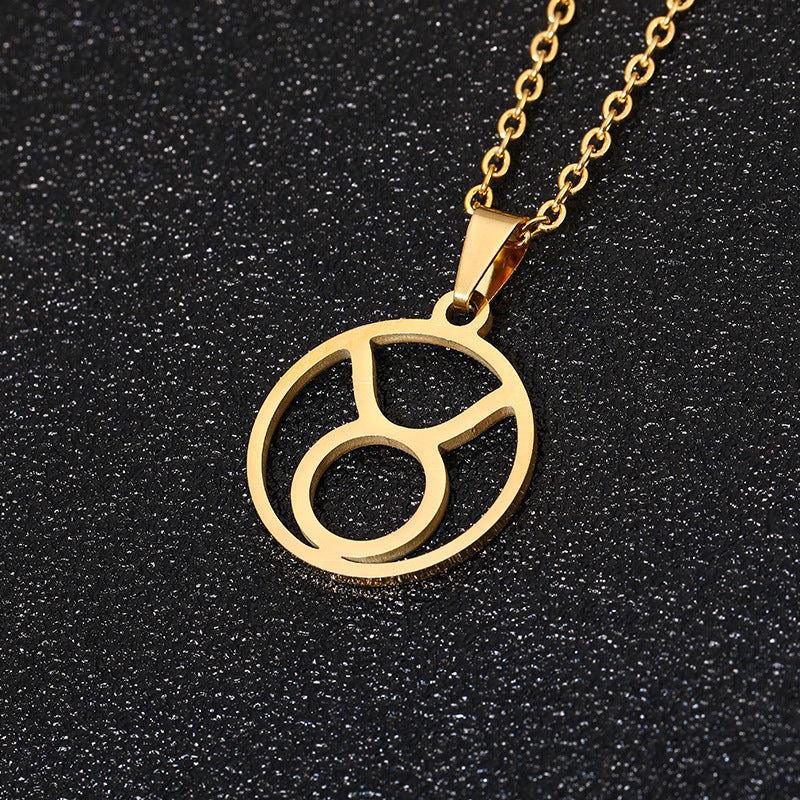 Elegant Zodiac Pendant Necklace – Personalised Star Sign Jewellery