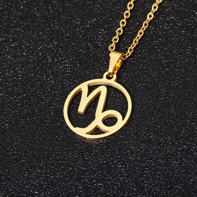 Elegant Zodiac Pendant Necklace – Personalised Star Sign Jewellery