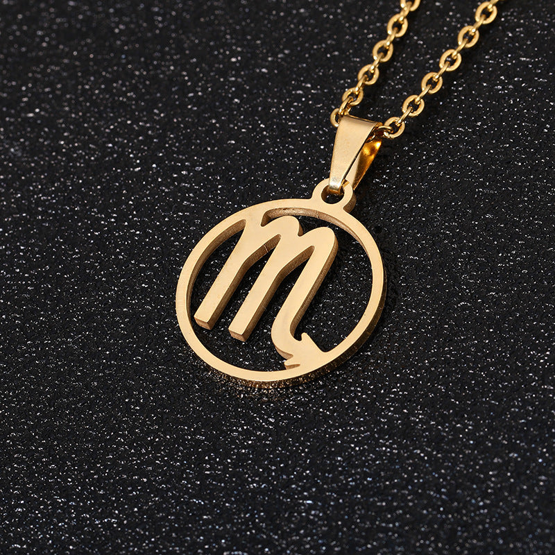 Elegant Zodiac Pendant Necklace – Personalised Star Sign Jewellery