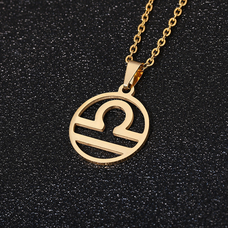 Elegant Zodiac Pendant Necklace – Personalised Star Sign Jewellery