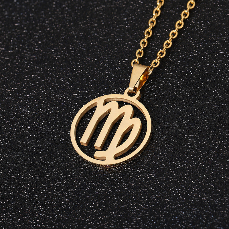 Elegant Zodiac Pendant Necklace – Personalised Star Sign Jewellery