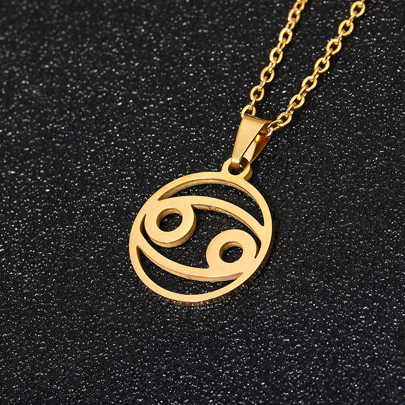Elegant Zodiac Pendant Necklace – Personalised Star Sign Jewellery