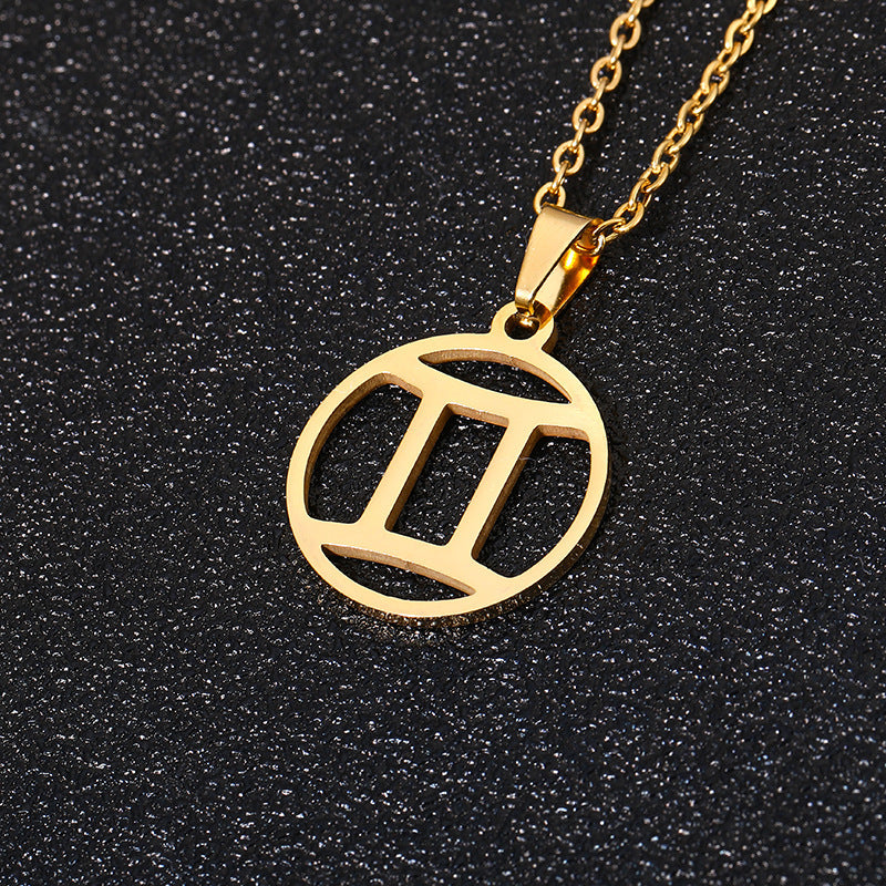 Elegant Zodiac Pendant Necklace – Personalised Star Sign Jewellery