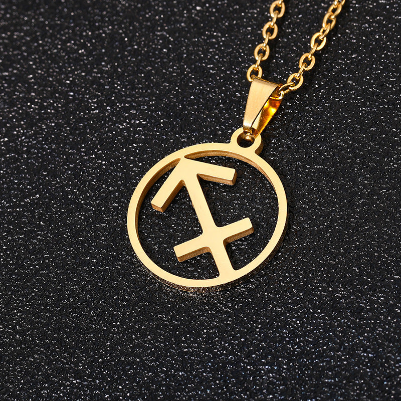 Elegant Zodiac Pendant Necklace – Personalised Star Sign Jewellery