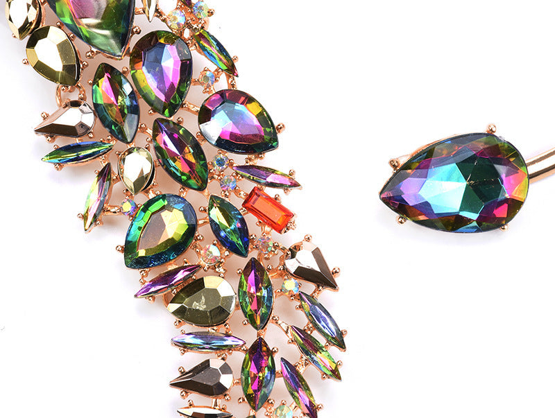 Statement Rhinestone Choker – Bold Crystal Collar for Glamorous Nights
