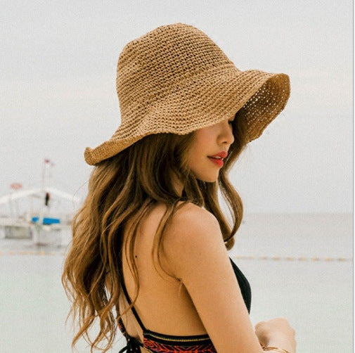 Chic Foldable Straw Sun Hat – Your Elegant Summer Essential