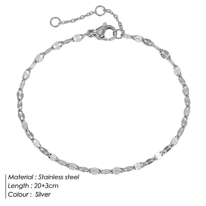Delicate Gold Twist Anklet – Non-Fading Stainless Steel Elegance