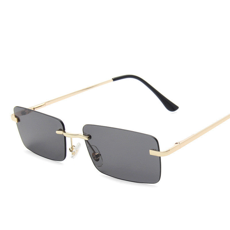 Fierce & Flirty Rimless Sunglasses – Double Pink Luxe Edition