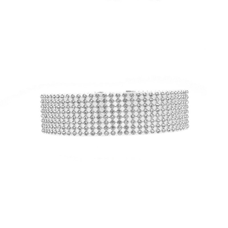Glam Rhinestone Choker – Dazzling Crystal Necklace for Bold Women