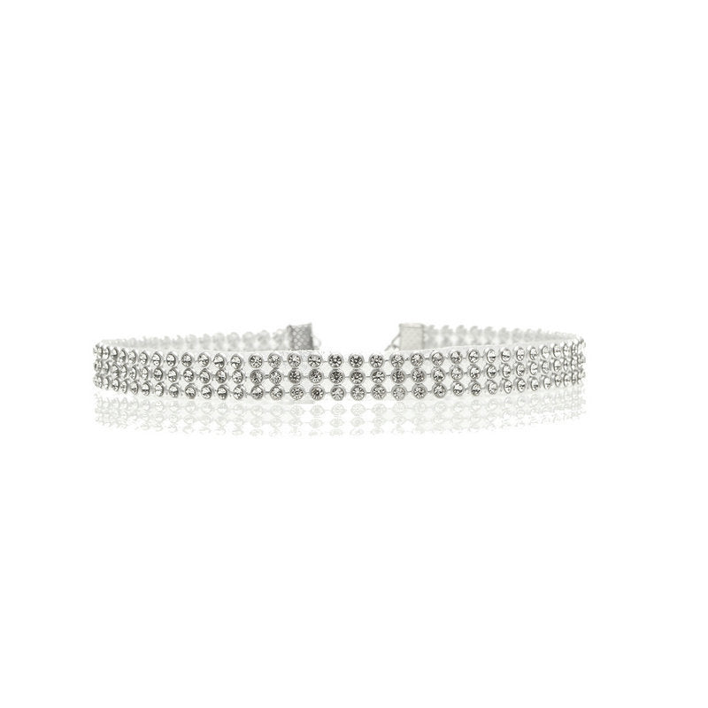 Glam Rhinestone Choker – Dazzling Crystal Necklace for Bold Women
