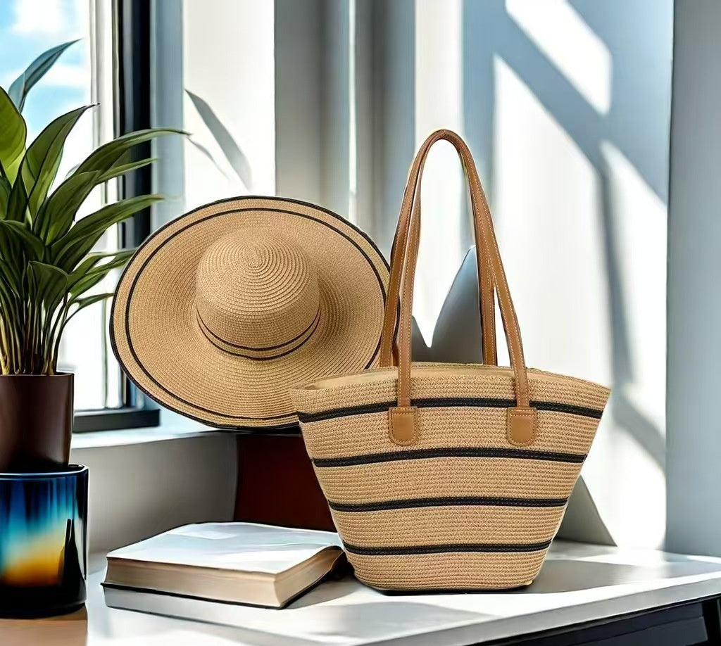 Seaside Straw Hat & Bag Set – Your Perfect Summer Holiday Essential