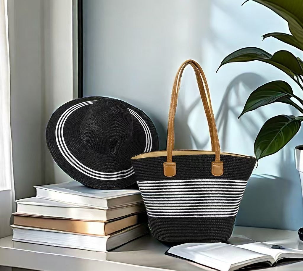 Seaside Straw Hat & Bag Set – Your Perfect Summer Holiday Essential