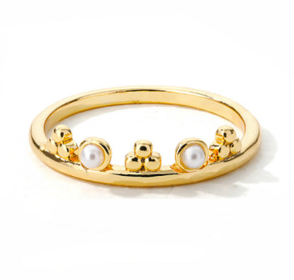 Golden Lotus Flower Ring – Elegant Stainless Steel Statement for Women