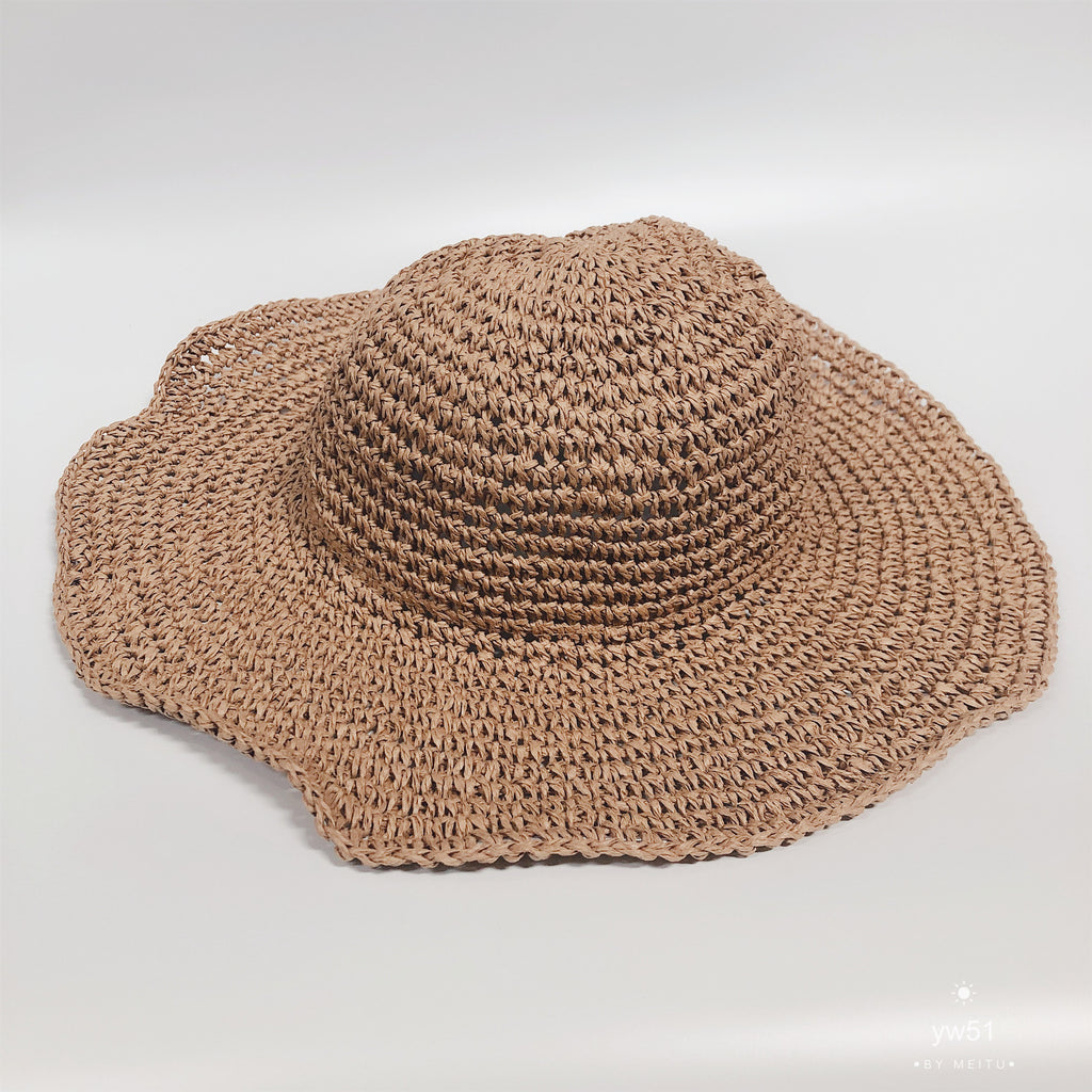 Chic Foldable Straw Sun Hat – Your Elegant Summer Essential