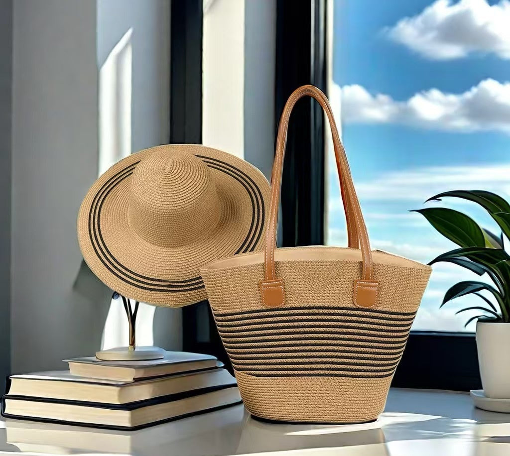 Seaside Straw Hat & Bag Set – Your Perfect Summer Holiday Essential