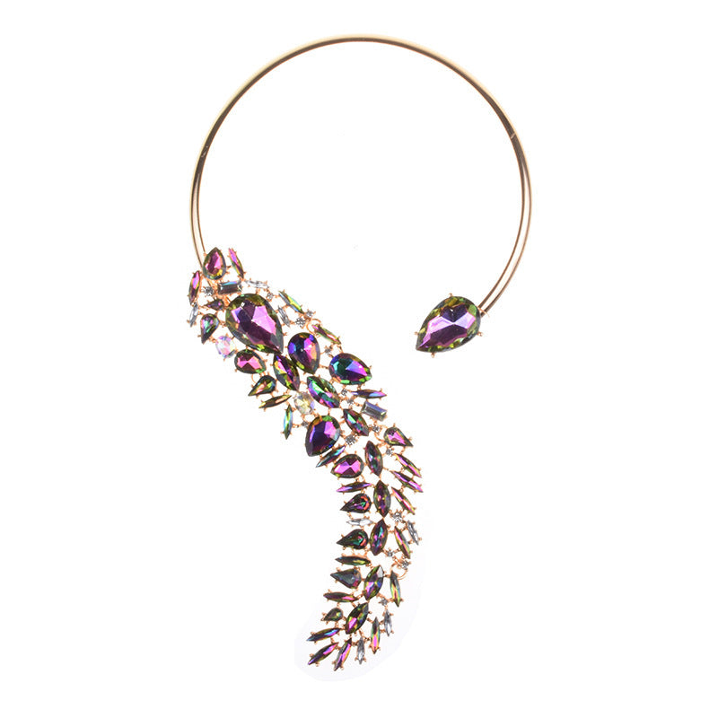 Statement Rhinestone Choker – Bold Crystal Collar for Glamorous Nights