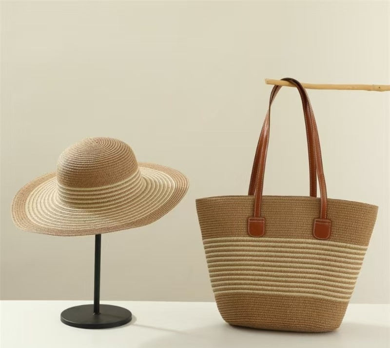 Seaside Straw Hat & Bag Set – Your Perfect Summer Holiday Essential