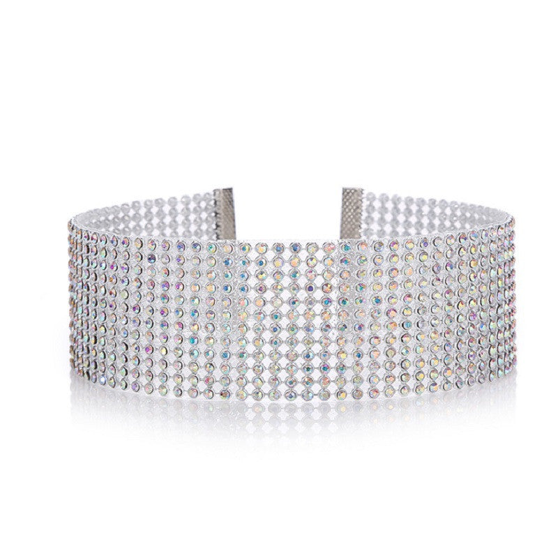 Glam Rhinestone Choker – Dazzling Crystal Necklace for Bold Women