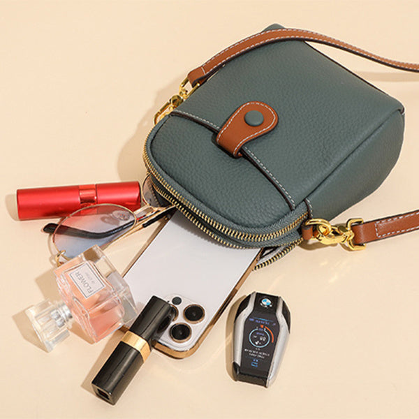 Chic Lychee Crossbody – Compact Elegance for Everyday Adventures