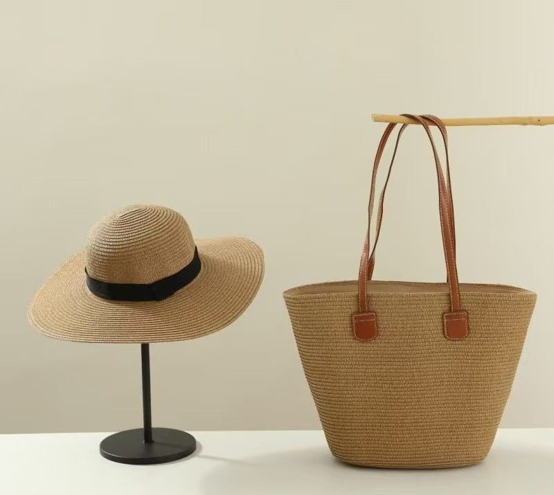Seaside Straw Hat & Bag Set – Your Perfect Summer Holiday Essential