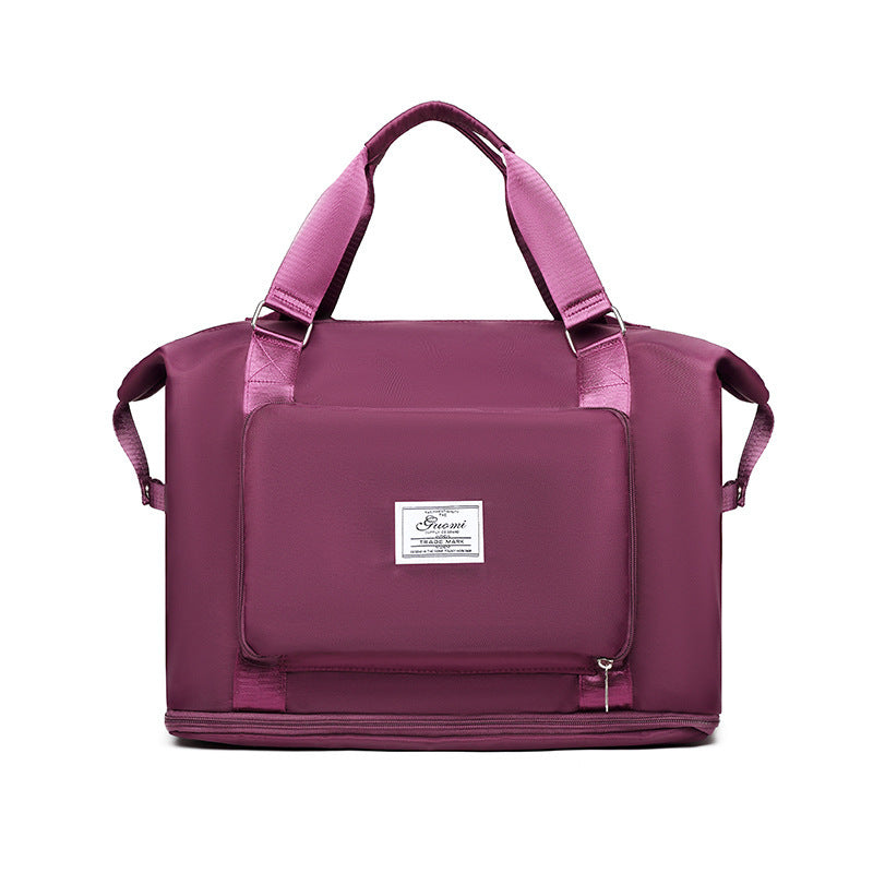 Multi-Pocket Foldable Travel Bag – Lightweight Weekender & Gym Tote for Women