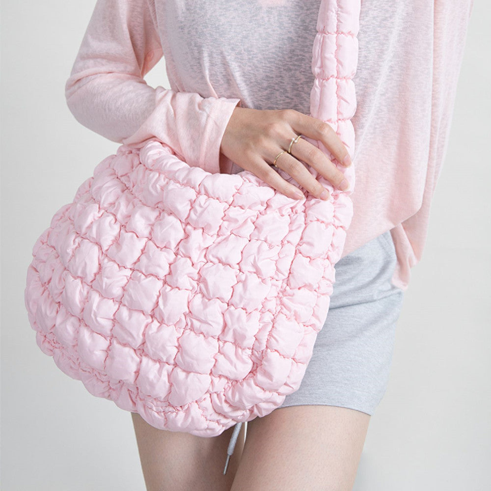 Puffy Chic – Stylish Quilted Shoulder Bag for Women