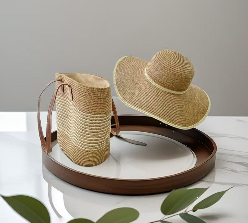 Seaside Straw Hat & Bag Set – Your Perfect Summer Holiday Essential
