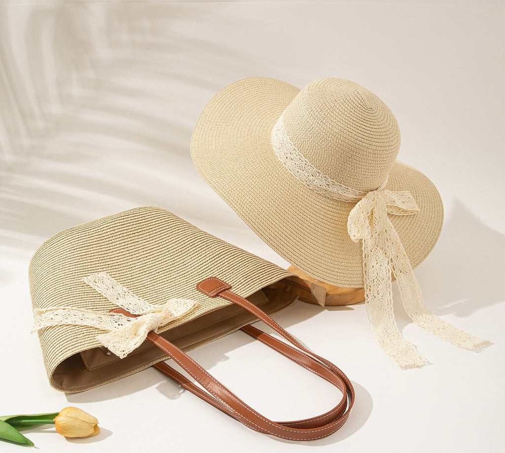 Seaside Straw Hat & Bag Set – Your Perfect Summer Holiday Essential