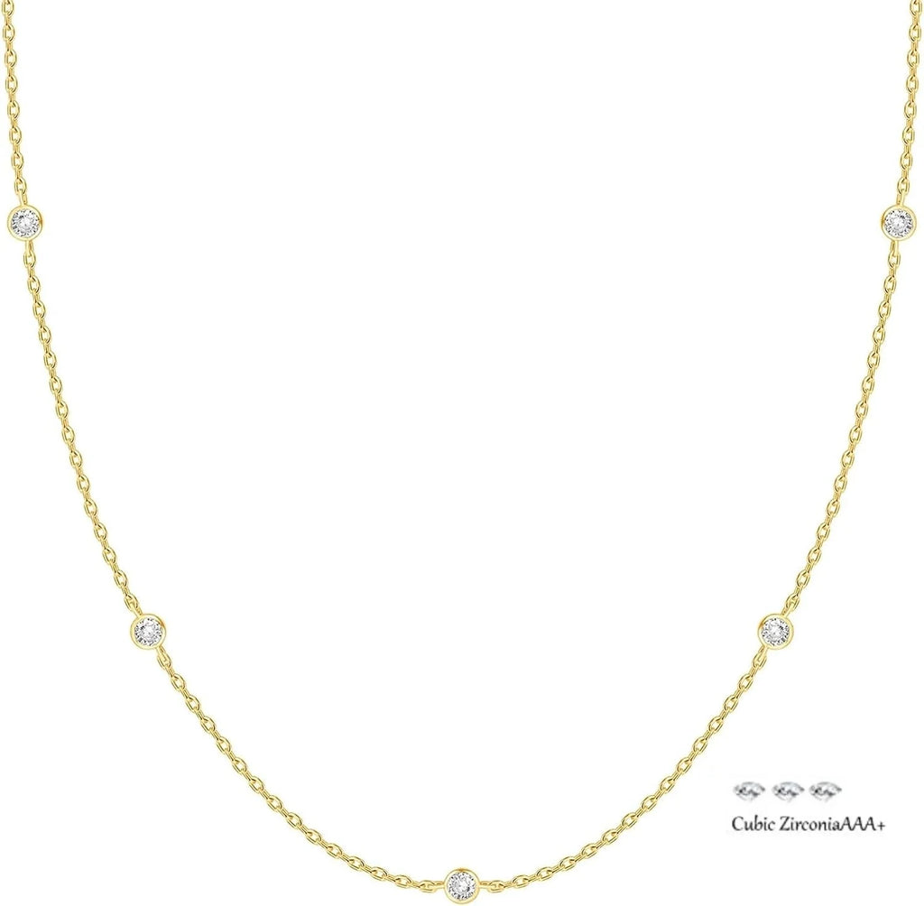 Crystal Line Necklace