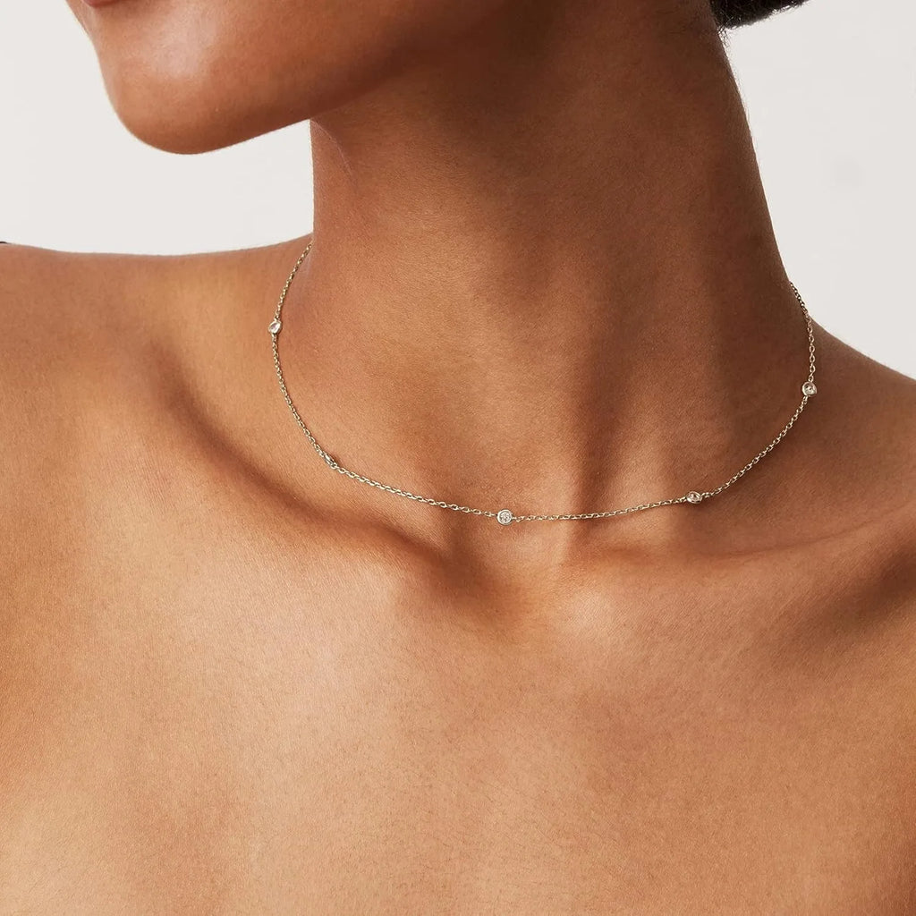 Crystal Line Necklace