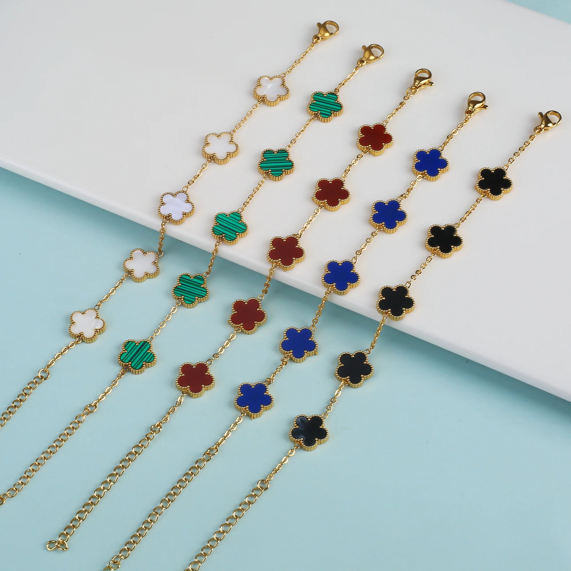 Clover Bloom Jewellery – Elegant Lucky Charm Set for Women