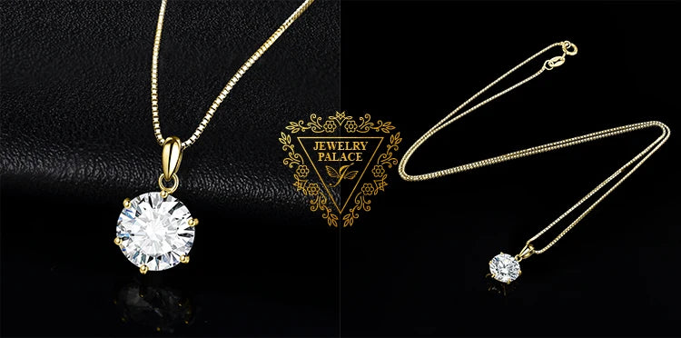 Moissanite Aura Pendant – Dazzling Elegance in Sterling Silver
