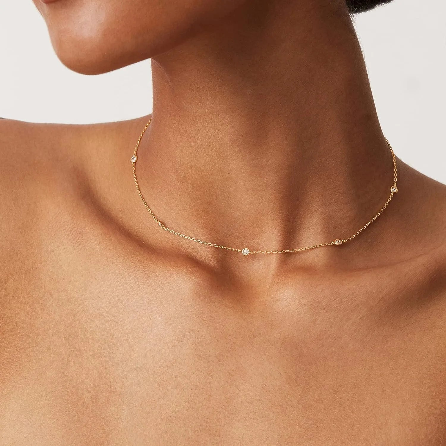 Crystal Line Necklace