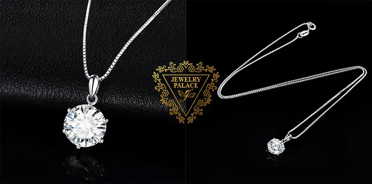 Moissanite Aura Pendant – Dazzling Elegance in Sterling Silver
