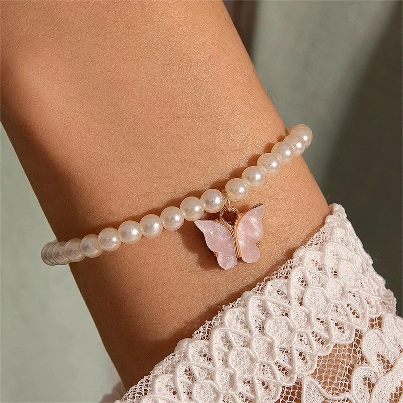Camellia Pearl Bracelet