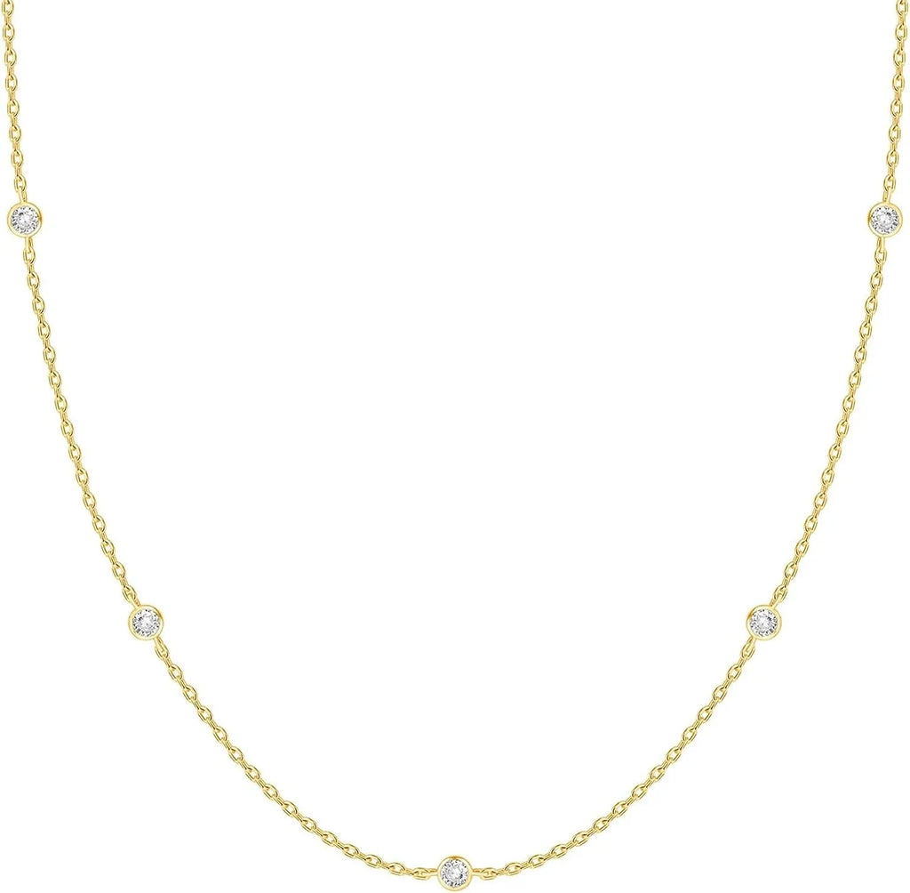 Crystal Line Necklace