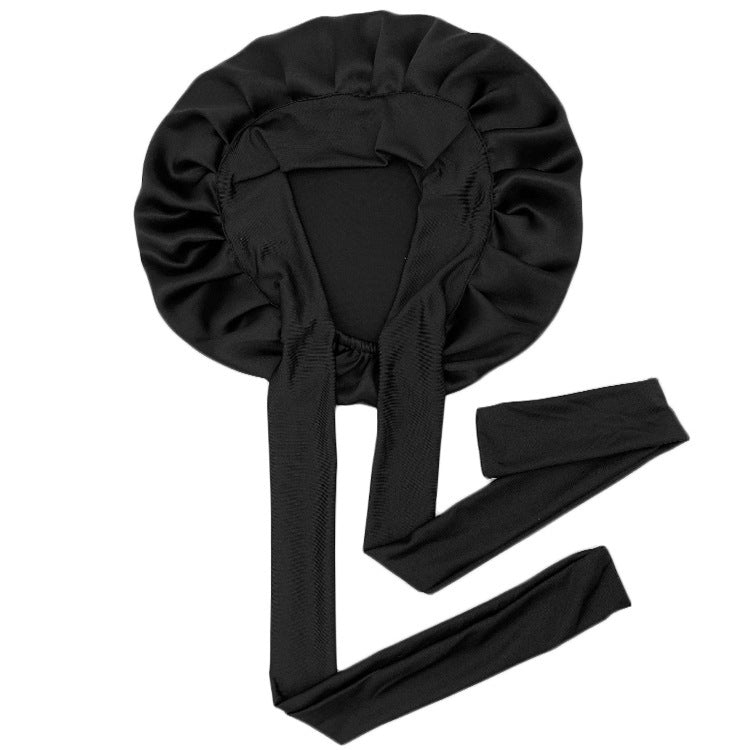 Luxury Single-Layer Satin Nightcap – Smooth, Breathable & Hair-Protective