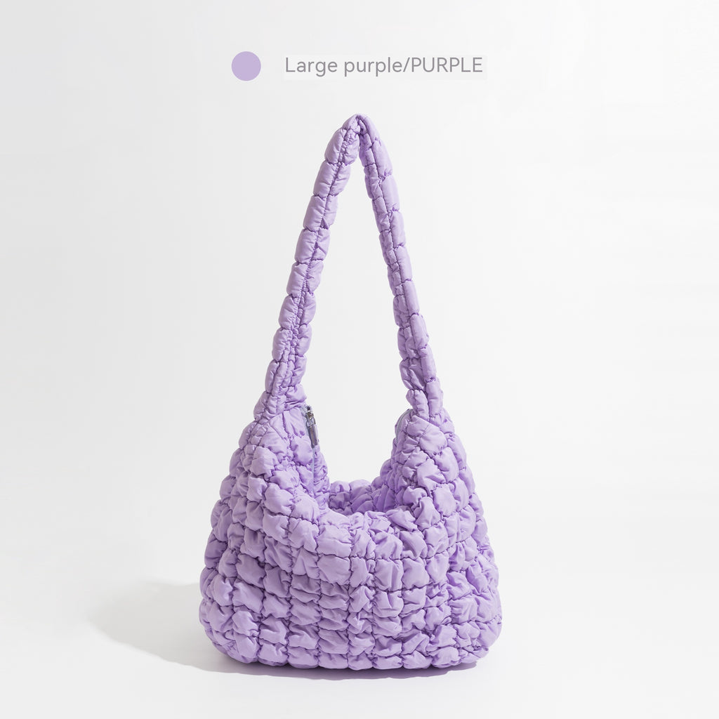 Puffy Chic – Stylish Quilted Shoulder Bag for Women