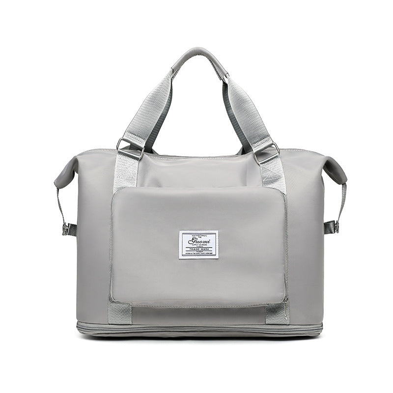 Multi-Pocket Foldable Travel Bag – Lightweight Weekender & Gym Tote for Women