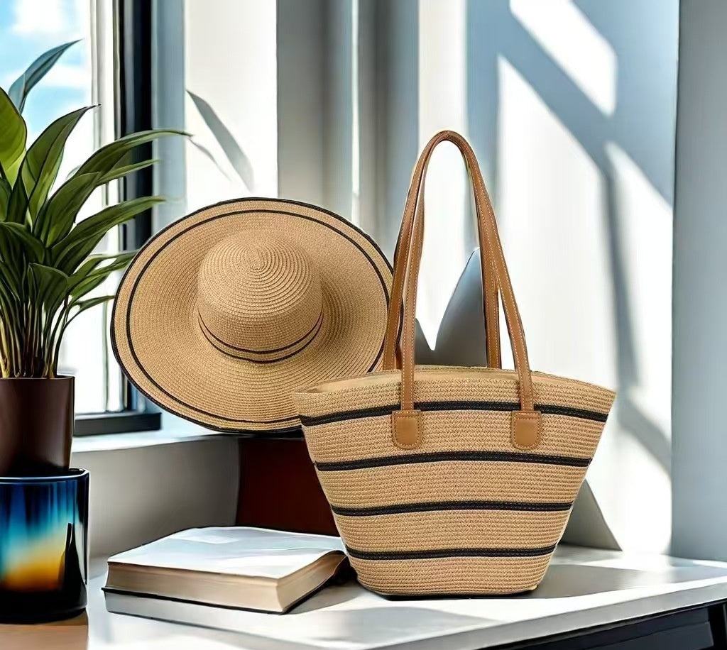 Seaside Straw Hat & Bag Set – Your Perfect Summer Holiday Essential