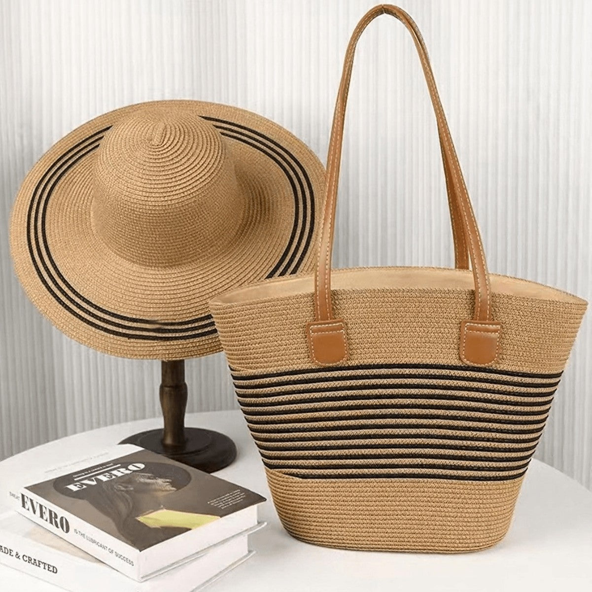 Seaside Straw Hat & Bag Set – Your Perfect Summer Holiday Essential