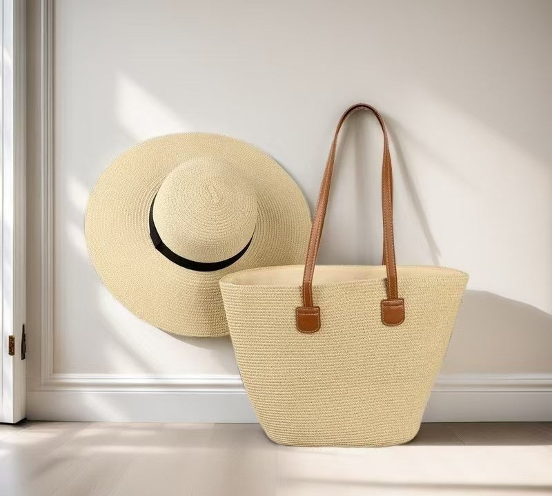 Seaside Straw Hat & Bag Set – Your Perfect Summer Holiday Essential