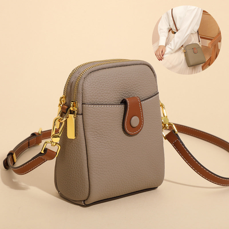Chic Lychee Crossbody – Compact Elegance for Everyday Adventures